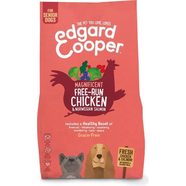 Edgard & Cooper Hondenvoer Senior Met Verse Scharrelkip En Noorse Zalm - 7 Kg 3 Edgard & Cooper Hondenvoer Senior Met Verse Scharrelkip En Noorse Zalm - 7 Kg