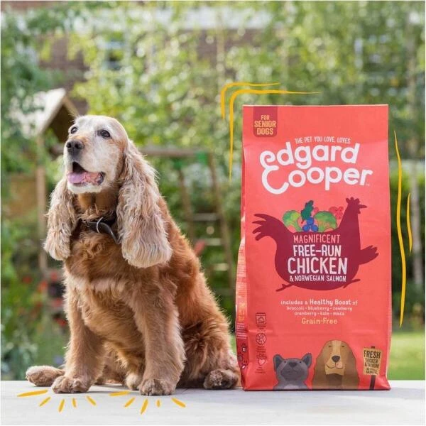 Edgard & Cooper Hondenvoer Senior Met Verse Scharrelkip En Noorse Zalm - 7 Kg 4 Edgard & Cooper Hondenvoer Senior Met Verse Scharrelkip En Noorse Zalm - 7 Kg - Afbeelding 2