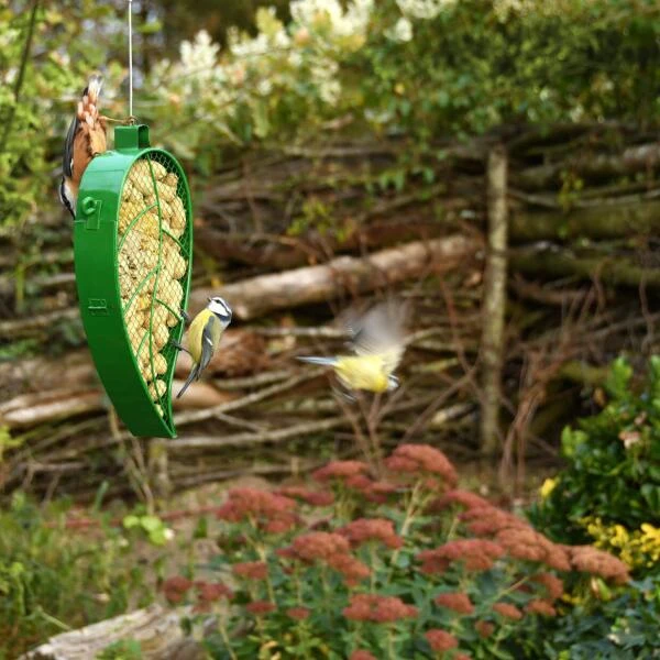 ESSCHERT DESIGN Vogelvoedselhanger Blad - Groen 3 ESSCHERT DESIGN Vogelvoedselhanger Blad - Groen