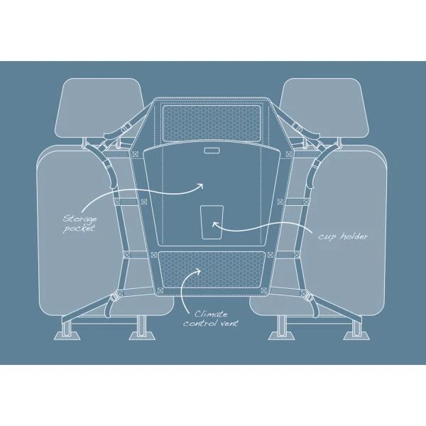 Achterbankscherm Kurgo - Zwart 7 Achterbankscherm Kurgo - Zwart - Afbeelding 5