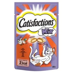 Catisfactions Kattensnoepjes Mix Kip En Eend - 60 Gram