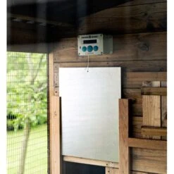 Chickenguard Standard + Kippenluik 30 × 40 Cm En Eiken Rails