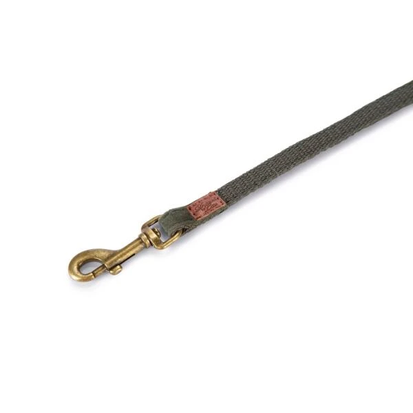 Hondenriem 'Velura' Fluweel Groen 1 Cm - Designed By Lotte 4 Hondenriem 'Velura' Fluweel Groen 1 Cm - Designed By Lotte - Afbeelding 2