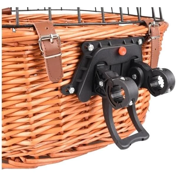 Fietsmand Stuur Hond - Naturelle 4 Fietsmand Stuur Hond - Naturelle - Afbeelding 2