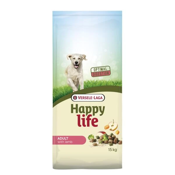 VERSELE-LAGA Hondenvoer Happy Life ADULT Lam - 15 Kg 3 VERSELE-LAGA Hondenvoer Happy Life ADULT Lam - 15 Kg