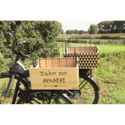 Hondenfietsmand Met Kap Hout 45 × 33 × 45 Cm - Touring -Berühmt Tierbedarf Geschäft hondenfietsmand met kap touring 1601299766 1 600