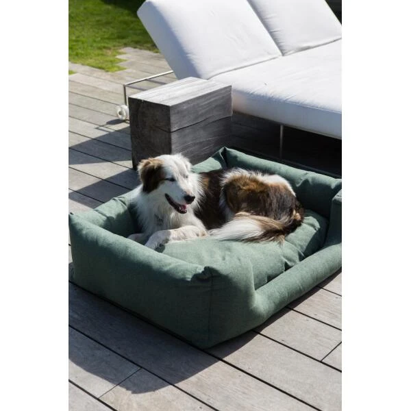 Hondenmand Fantail 'Snooze' 80 × 60 Cm - Botanical Green 4 Hondenmand Fantail 'Snooze' 80 × 60 Cm - Botanical Green - Afbeelding 2