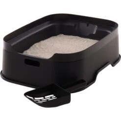 Flamingo Kattenbak Trudy - Antraciet -Berühmt Tierbedarf Geschäft kattentoilet trudy antraciet 1689594730 5 600