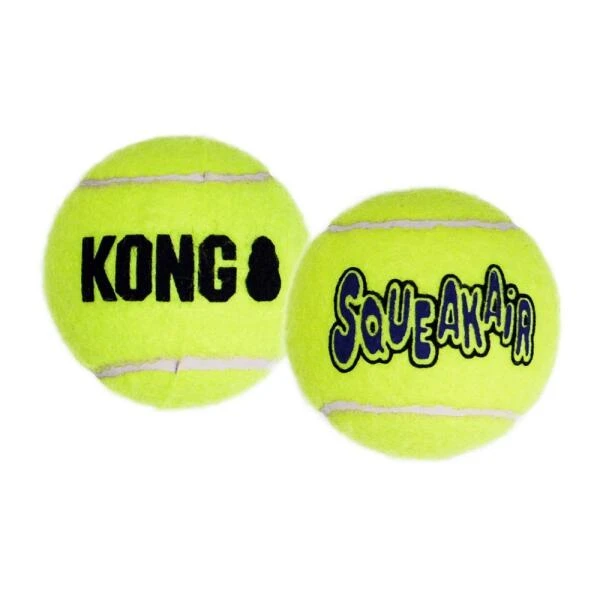 Kong Tennisbal SqueakAir - M - Set Van 3 Stuks 3 Kong Tennisbal SqueakAir - M - Set Van 3 Stuks