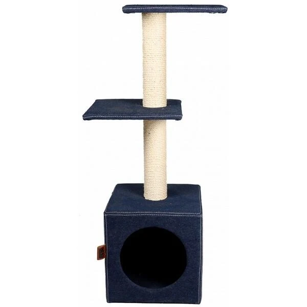 Krabpaal Palazzo Denim - 30 × 30 × 90 Cm 3 Krabpaal Palazzo Denim - 30 × 30 × 90 Cm