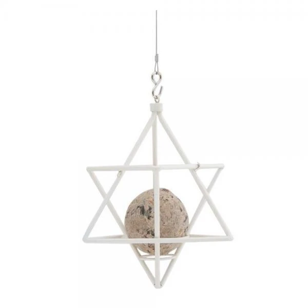 Vetbolhouder Ster - Wit 3 Vetbolhouder Ster - Wit