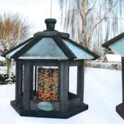 Vogelvoederhuis Met Ingebouwde Zadensilo - Zeskant 8 Vogelvoederhuis Met Ingebouwde Zadensilo - Zeskant -Berühmt Tierbedarf Geschäft voederhuis met zadensilo 1512730891 1 600