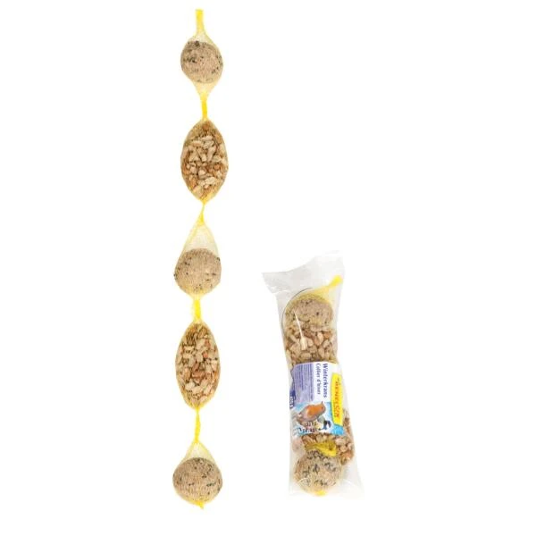 Voederslinger Met Vetbollen En Pinda's 3 Voederslinger Met Vetbollen En Pinda's